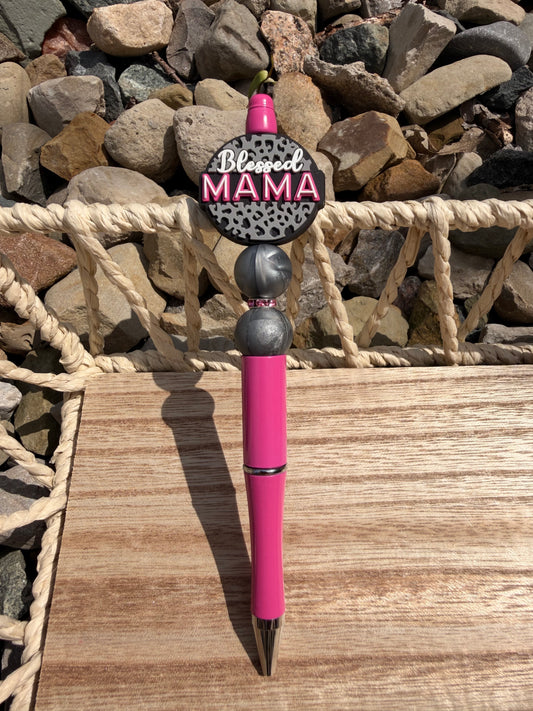 Mama Themed Beaded Pens