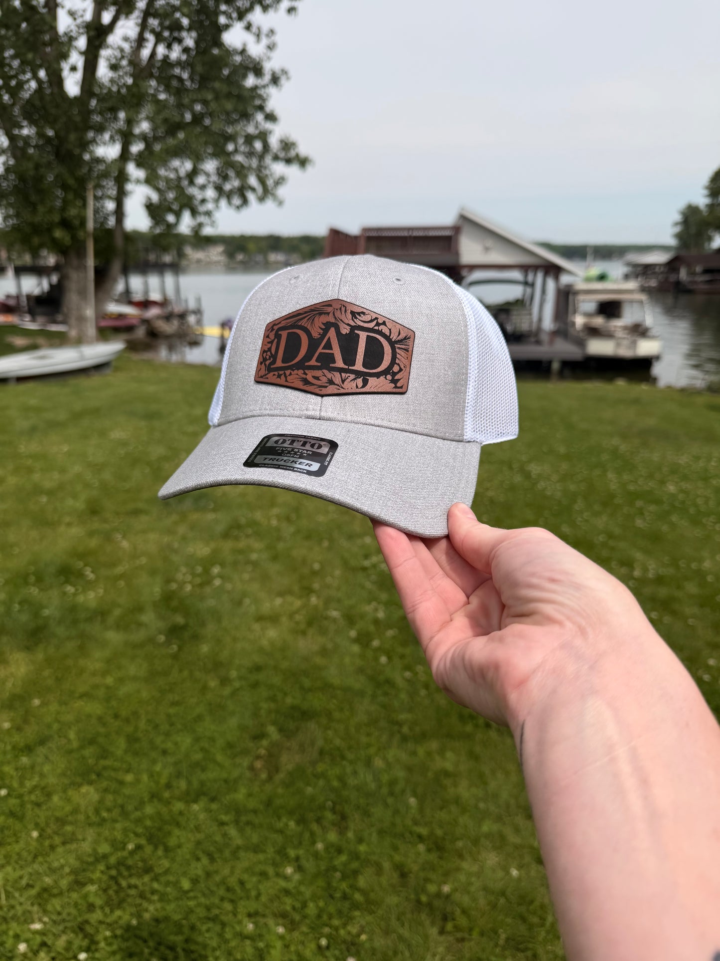 DAD Floral Mesh Back Hat