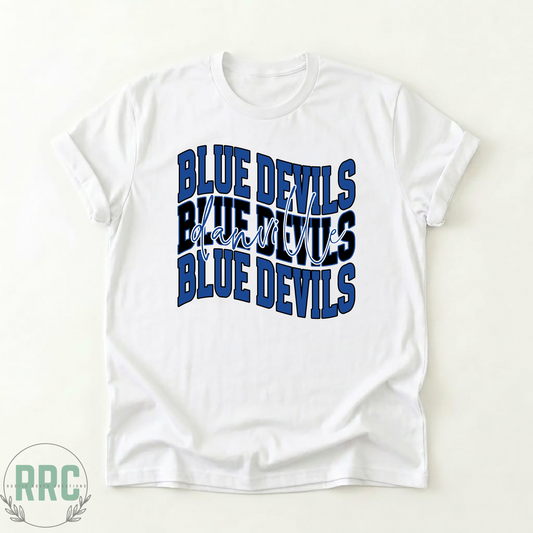 Youth Danville Blue Devils Wavy