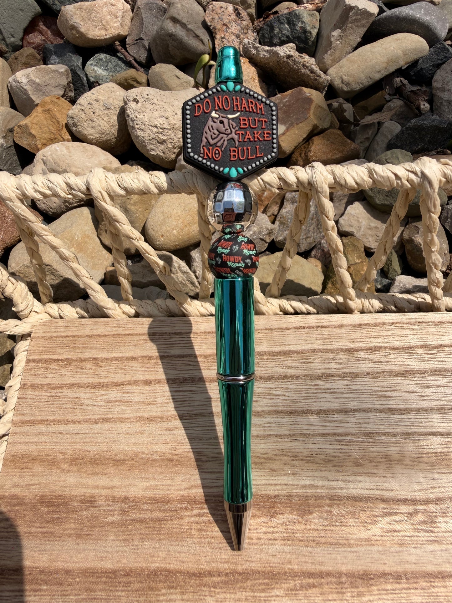 Western Themed Beaded Pens