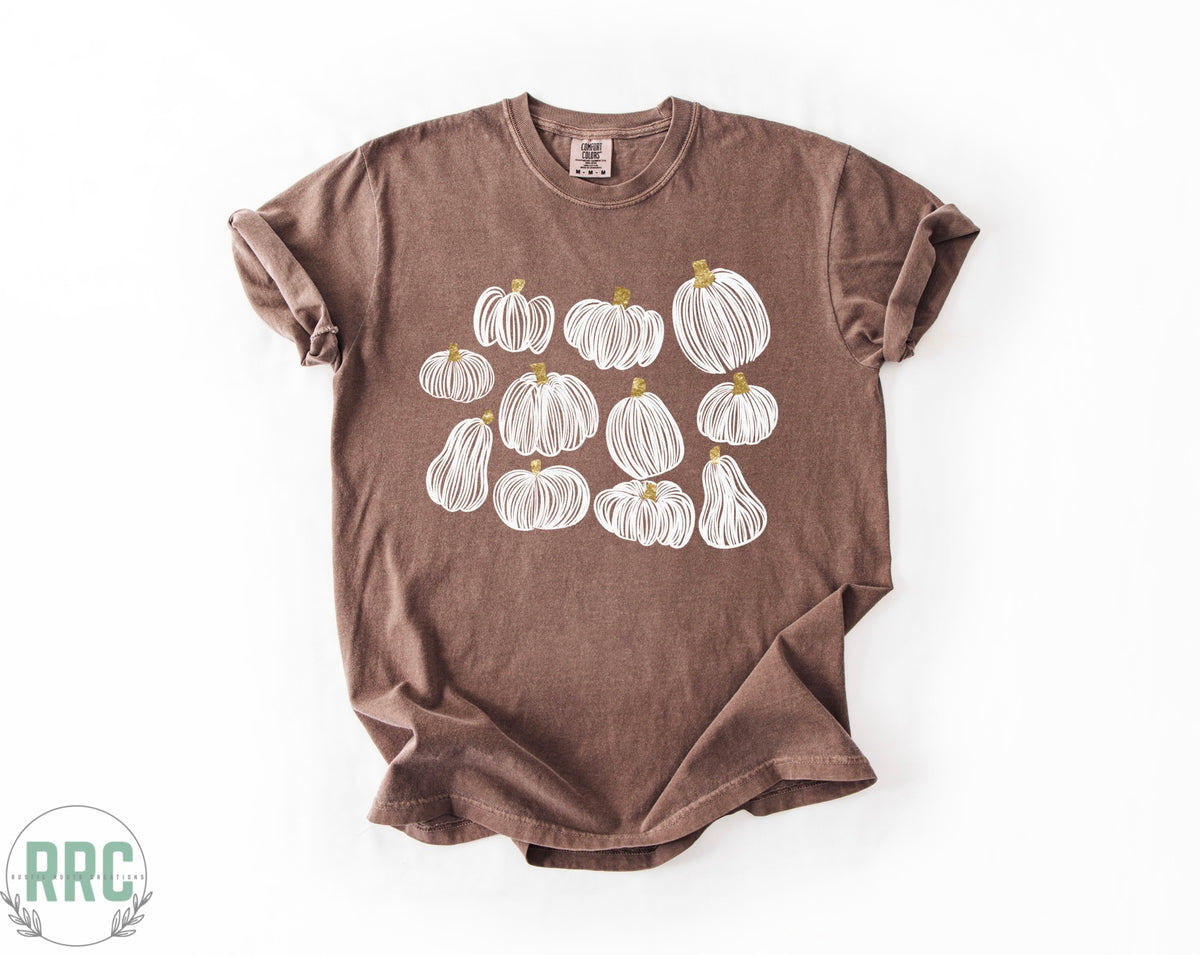 Fine Line Pumpkins *COMFORT COLORS*