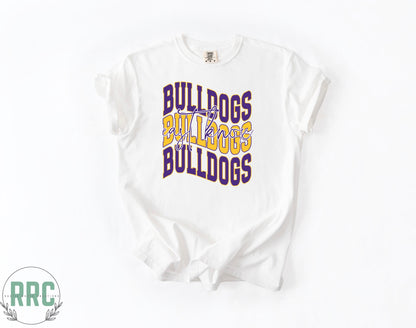 EK Bulldogs Wavy *COMFORT COLORS*
