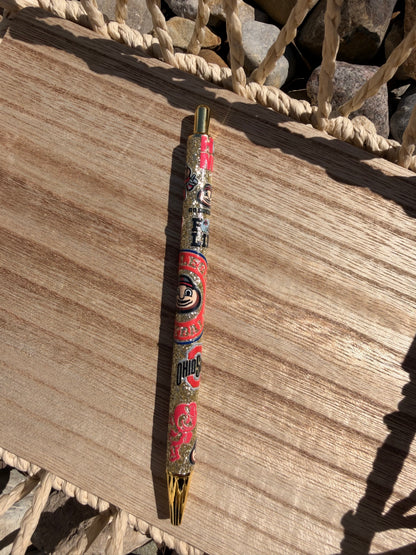 Ohio State Football Wrapped Glitter Pen