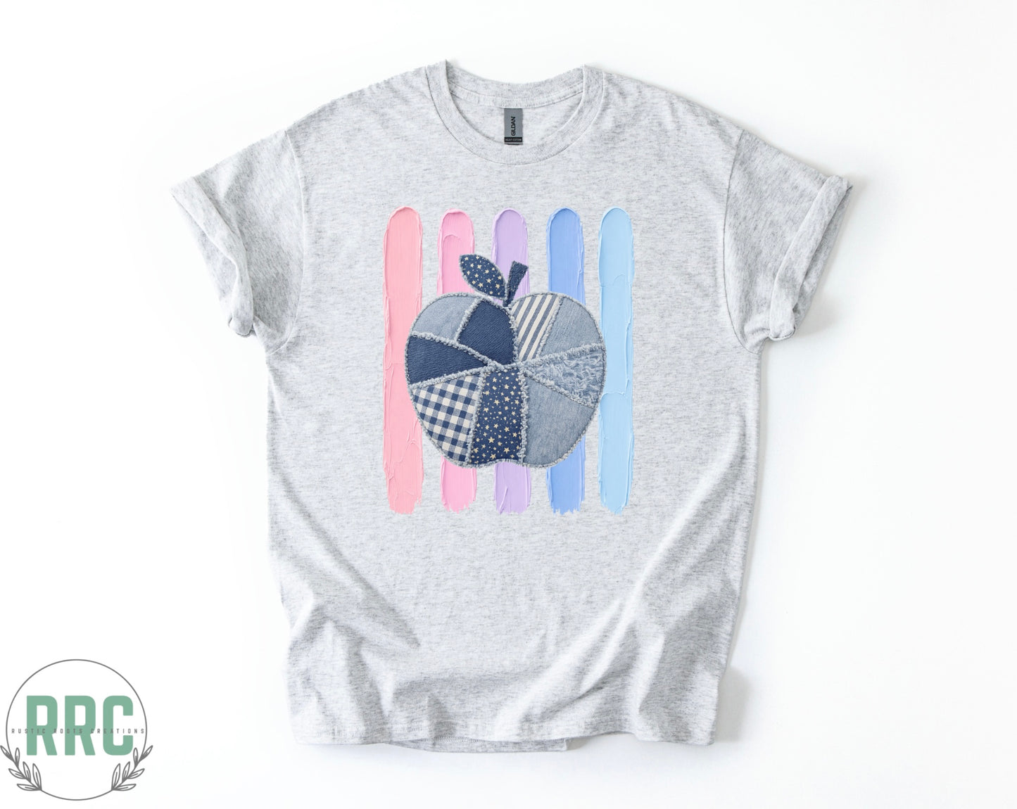 Pastel Watercolor Apple *GILDEN*