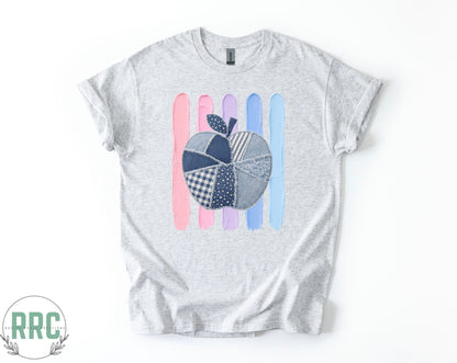 Pastel Watercolor Apple *GILDEN*