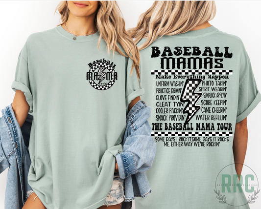 Baseball Mama Tour Tee *COMFORT COLORS*