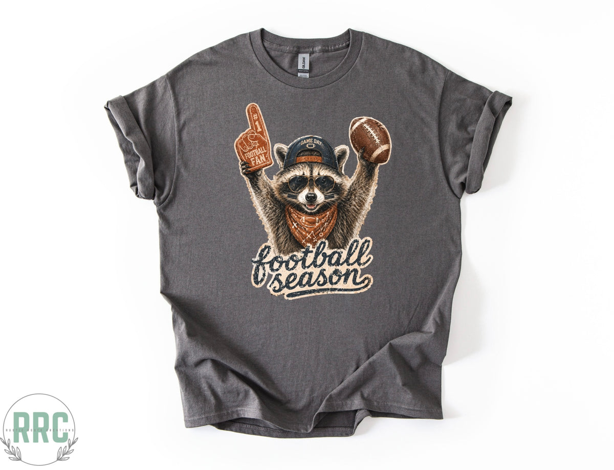 Football Season Raccoon *GILDEN*