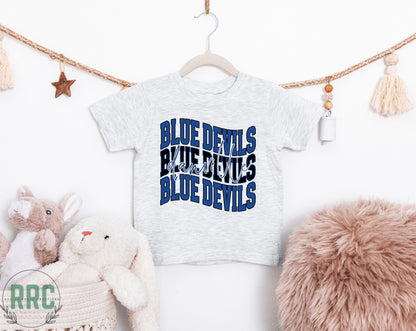 Infant/Toddler Danville Blue Devils Wavy