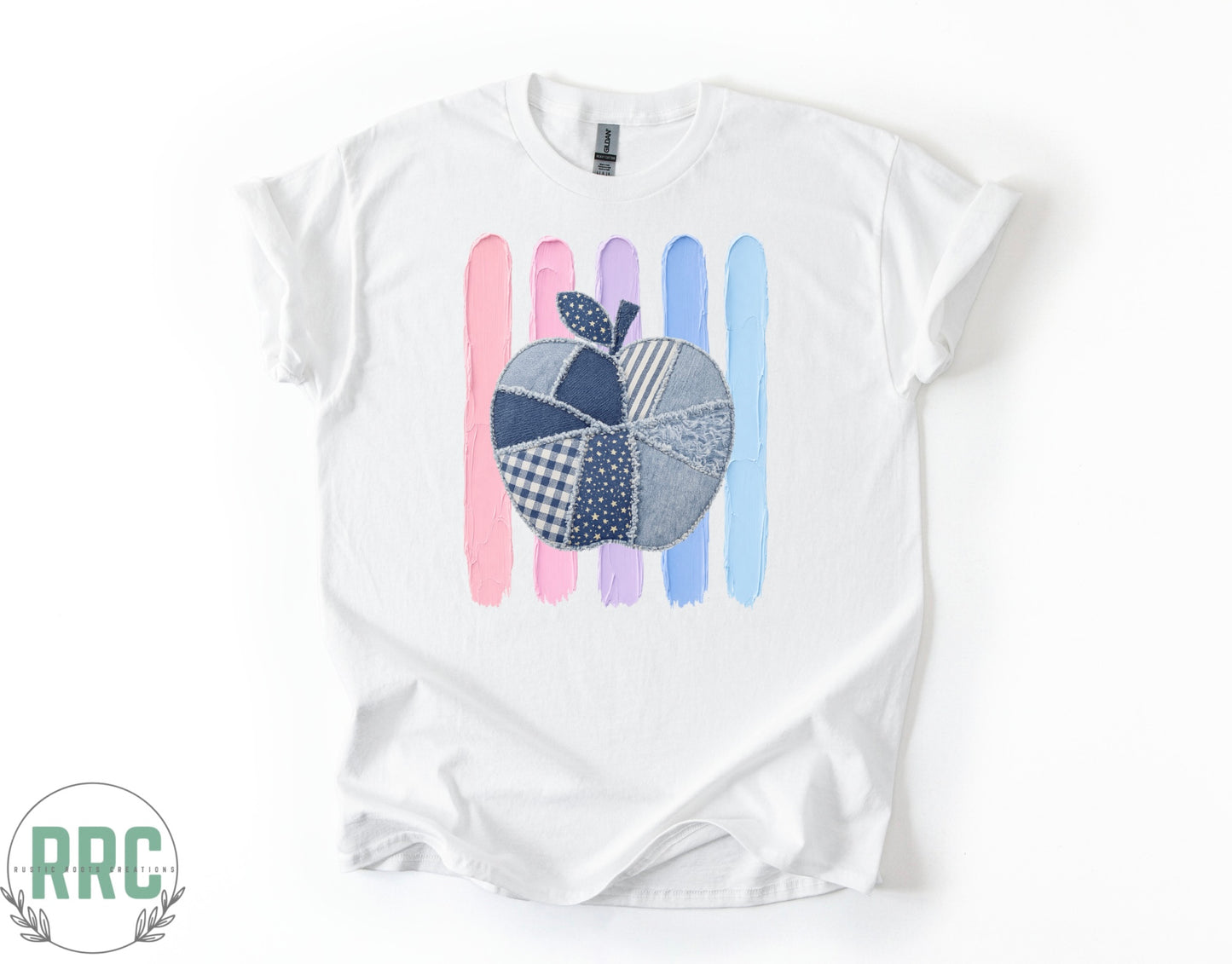 Pastel Watercolor Apple *GILDEN*