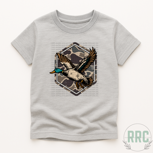 Boys Camo Mallard Tee