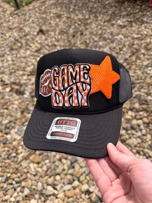Game Day Orange Trucker Hat