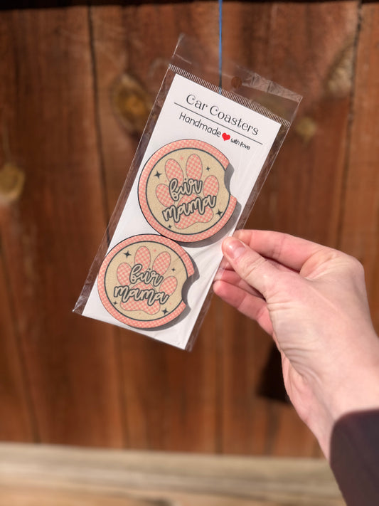 Fur Mama Car Coasters