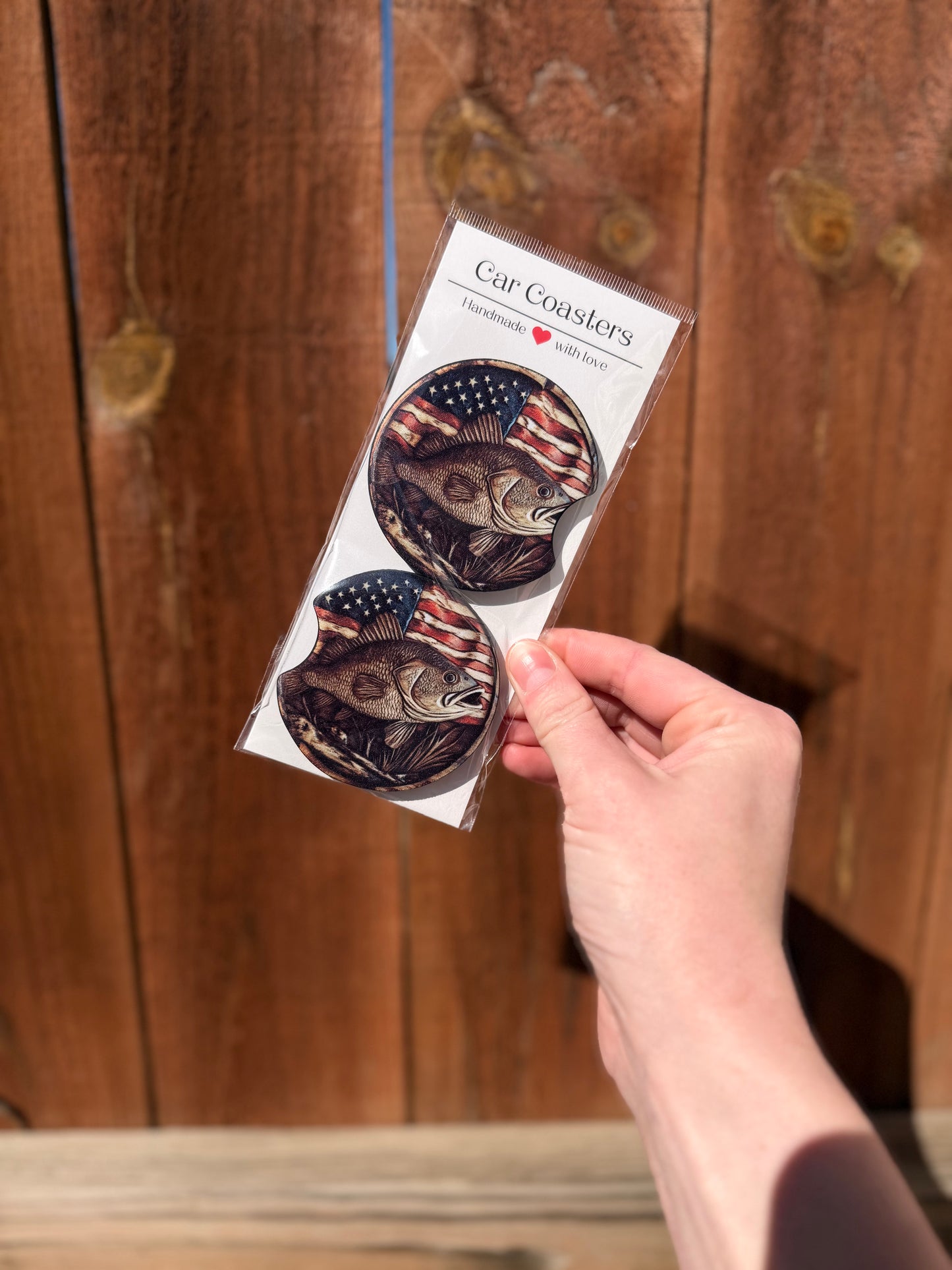 American Bass Car Coasters
