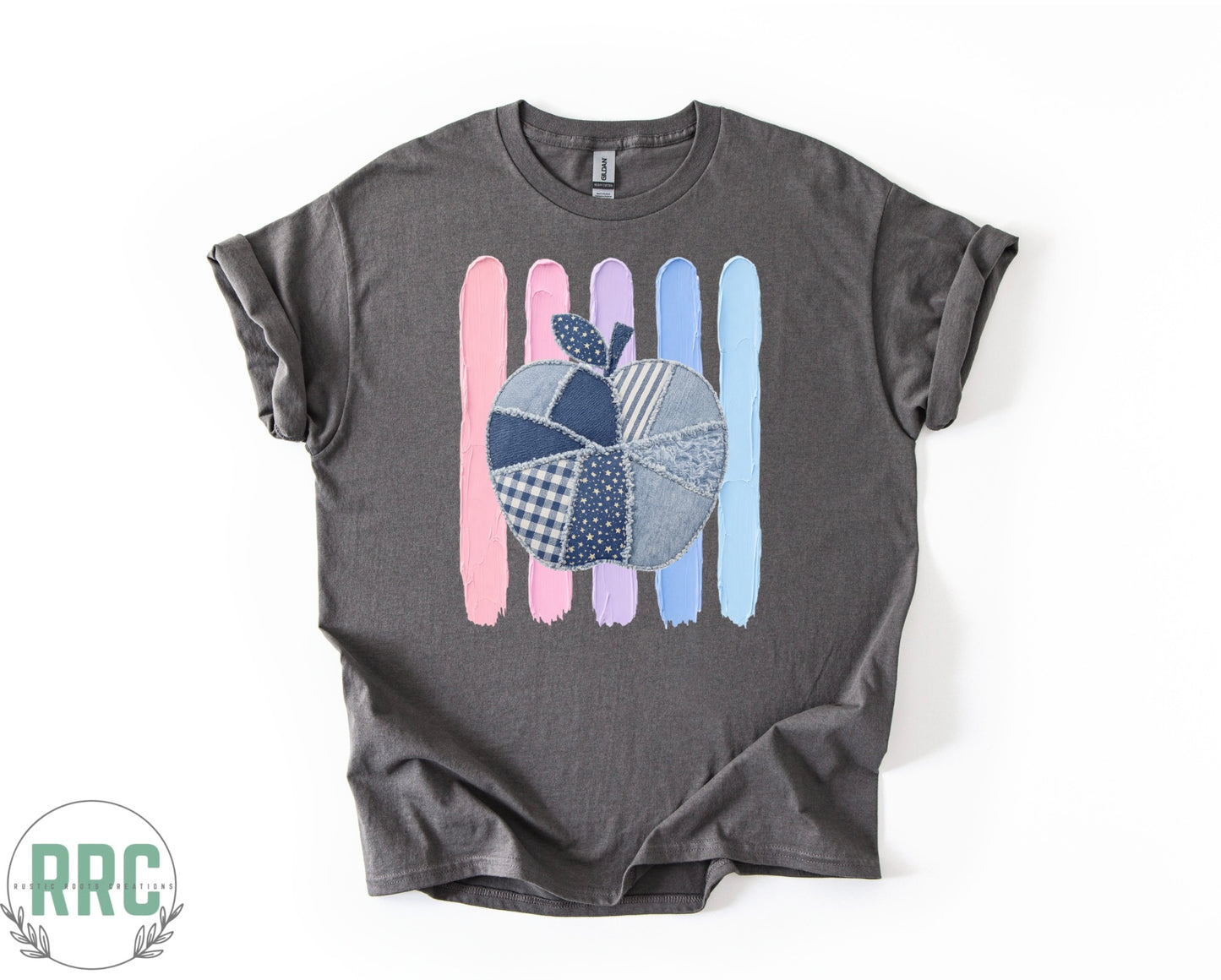 Pastel Watercolor Apple *GILDEN*