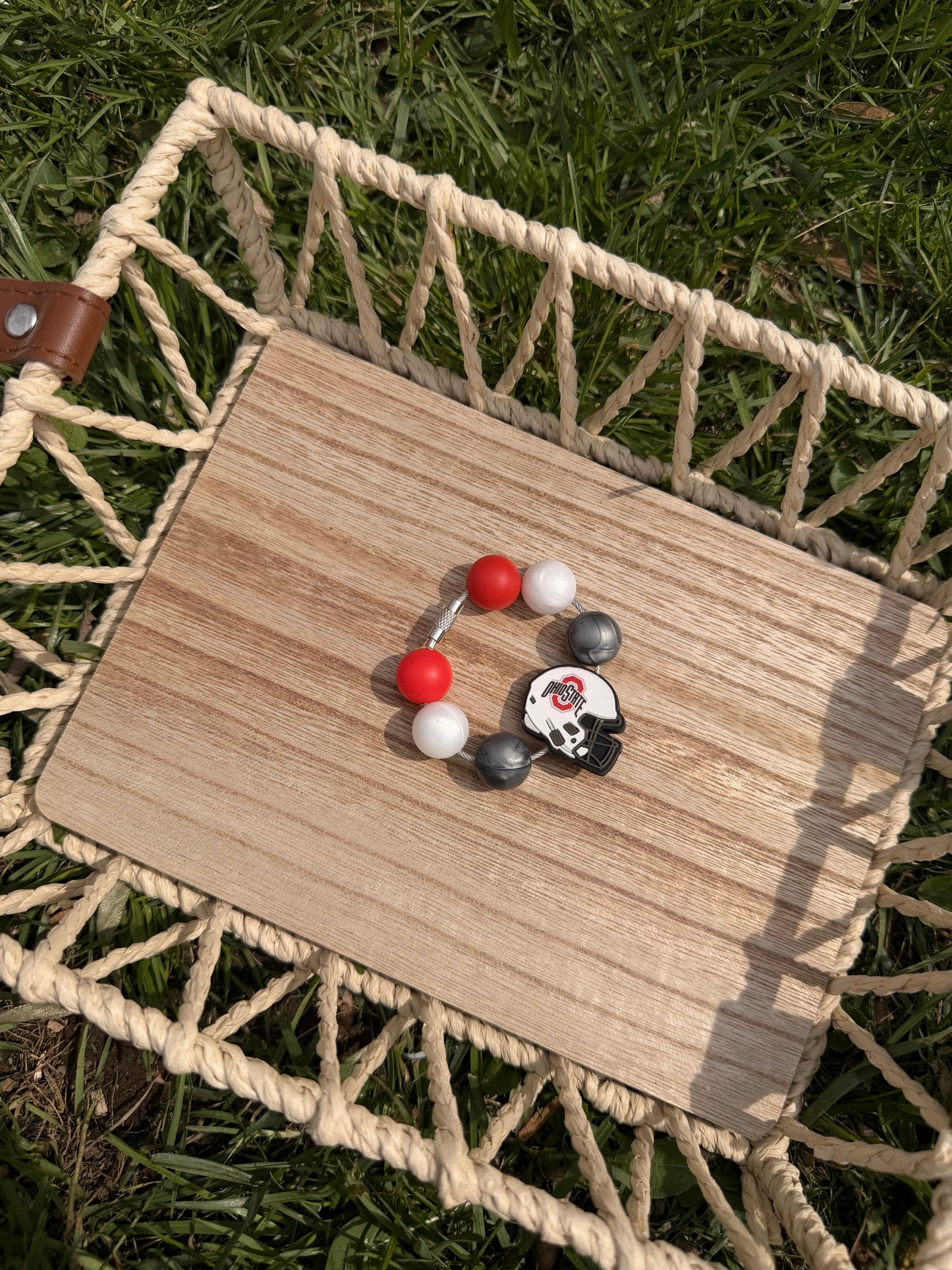 Ohio State Helmet Tumbler/Bag Charm