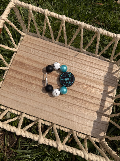 Faith Over Fear Tumbler/Bag Charm