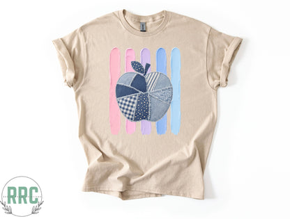 Pastel Watercolor Apple *GILDEN*