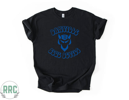 Danville Blue Devils Groovy *GILDEN*