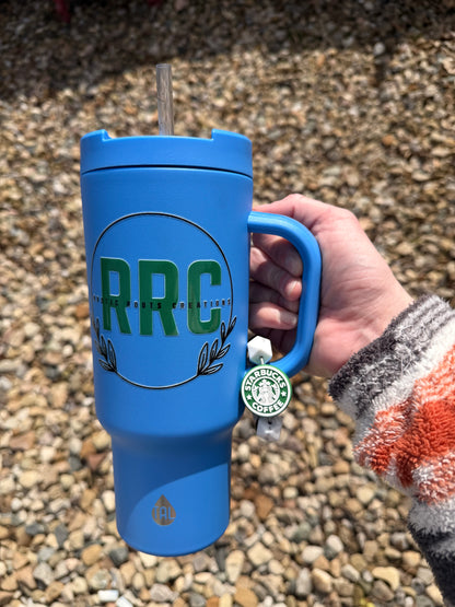 Green Coffee Tumbler/Bag Charm