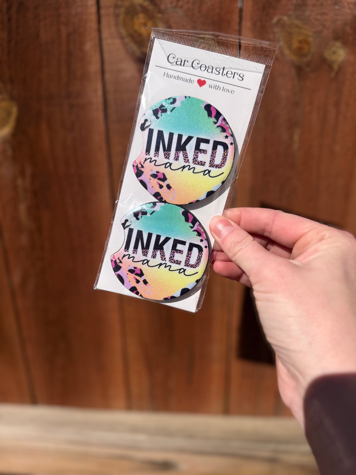 Inked Mama Car Coasters