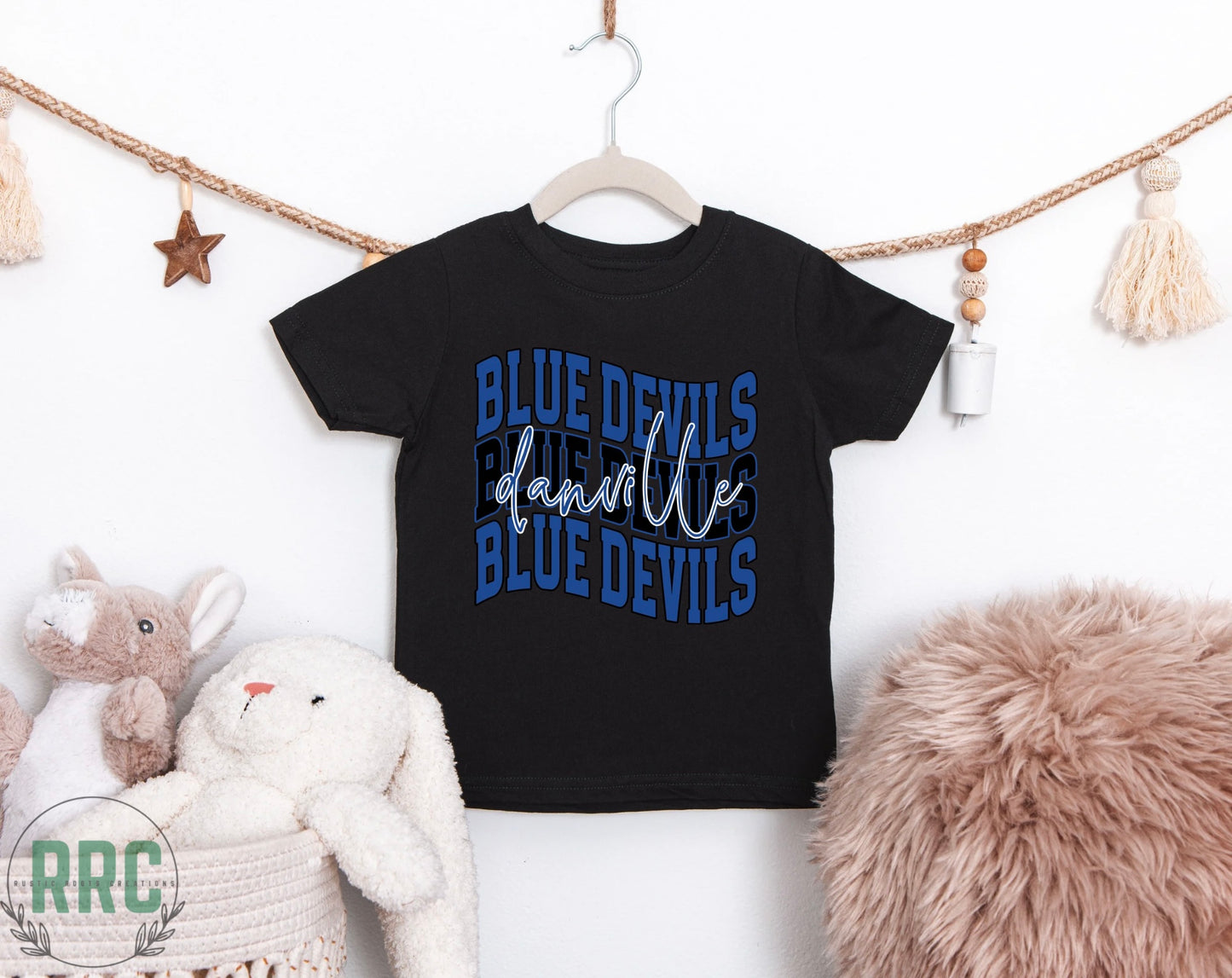Infant/Toddler Danville Blue Devils Wavy