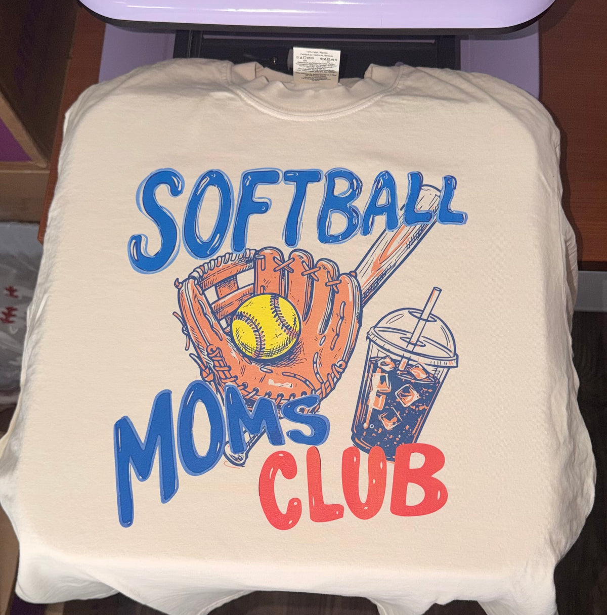 Softball Moms Club *COMFORT COLORS*