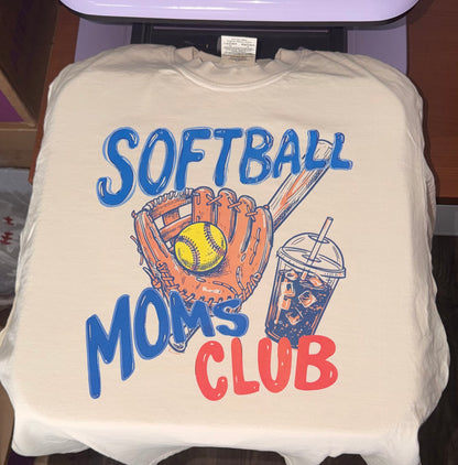 Softball Moms Club *COMFORT COLORS*
