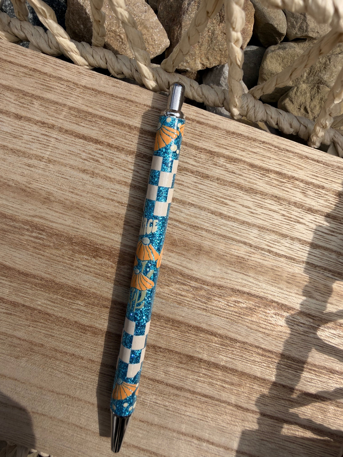 Grow In Grace Wrapped Glitter Pen
