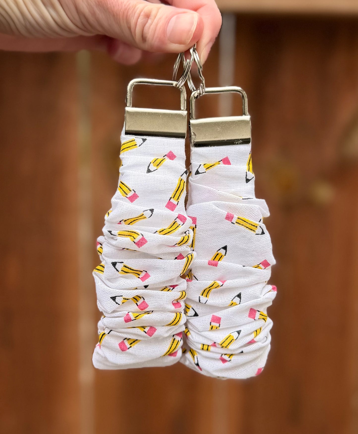 Pencils Scrunchie Wristlet