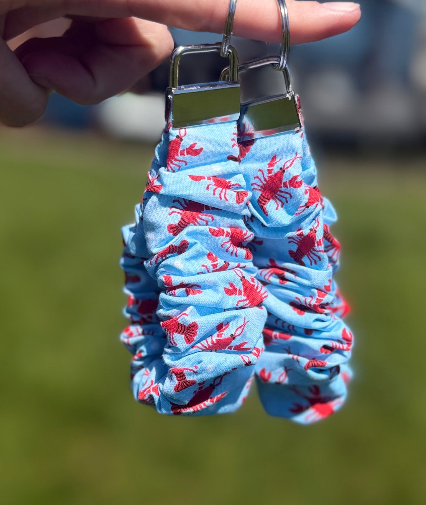 Lobster Scrunchie Wristlet