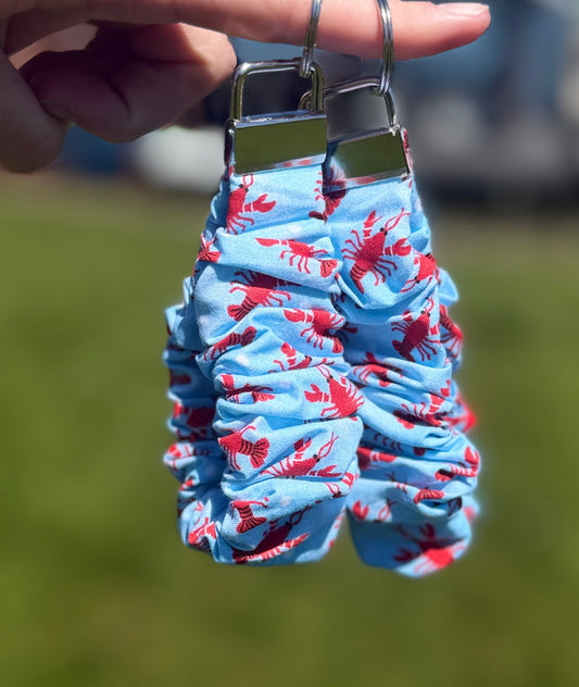 Lobster Scrunchie Wristlet