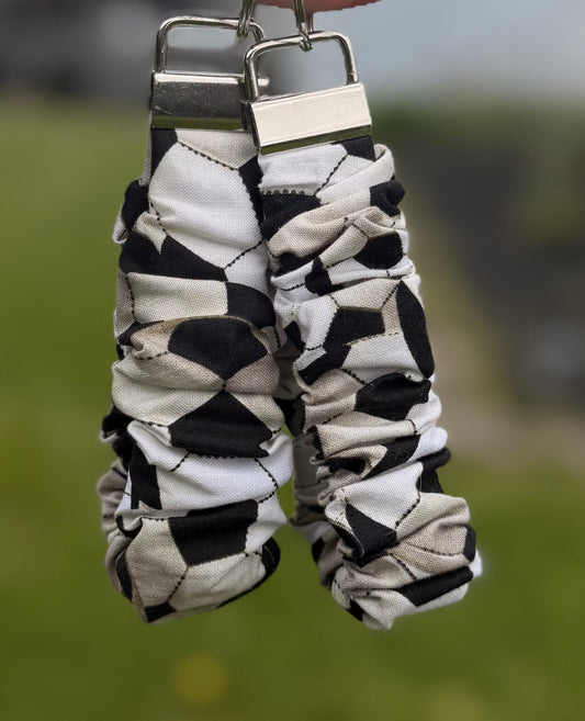 Soccer Scrunchie Wristlet
