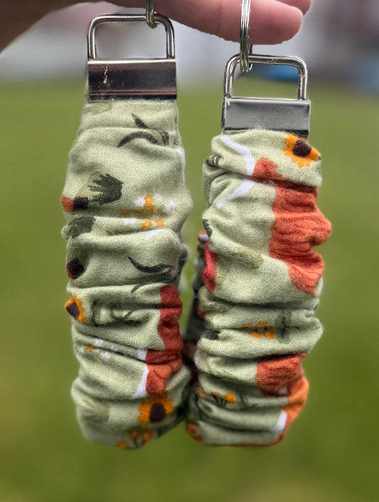 Highland Cow Scrunchie Wristlet
