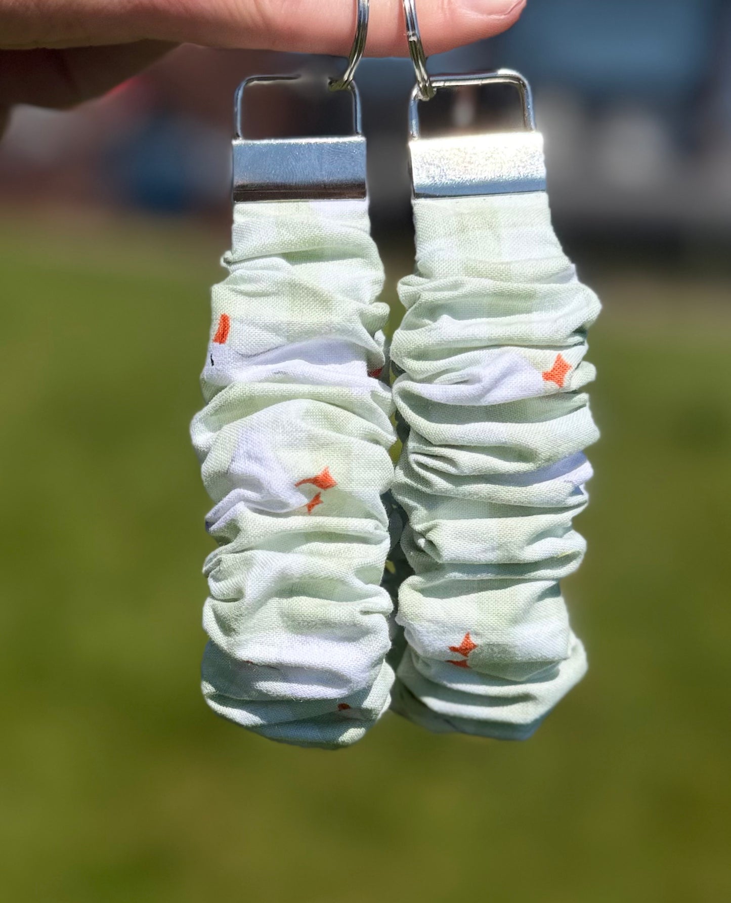 Porch Goose Scrunchie Wristlet