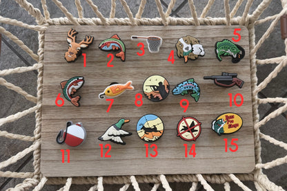 Hunting/Fishing Croc Charms