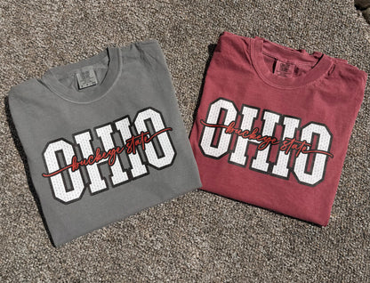 OHIO Faux Yarn *COMFORT COLORS*