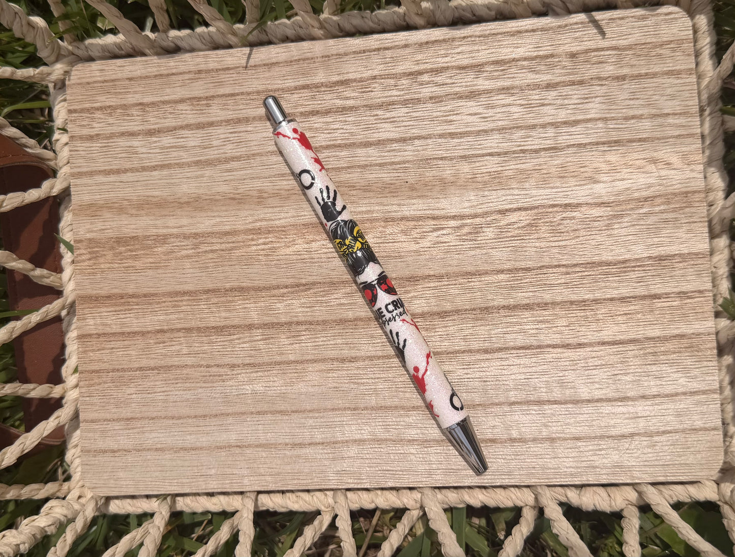 True Crime Wrapped Glitter Pen