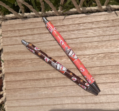 DD Coffee Wrapped Glitter Pen