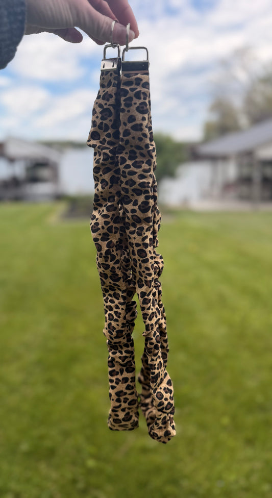 Leopard Scrunchie Lanyard
