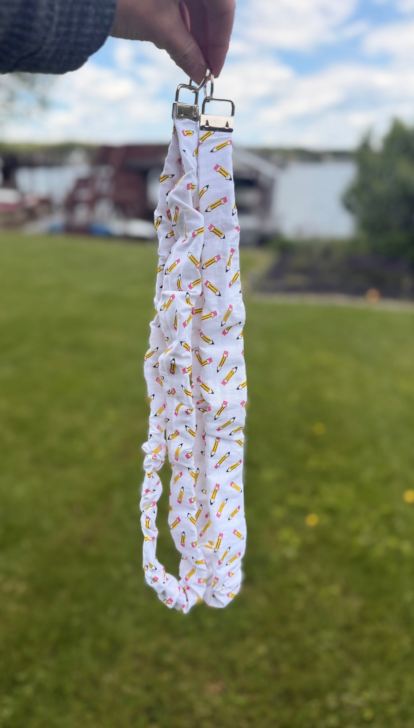 Pencils Scrunchie Lanyard