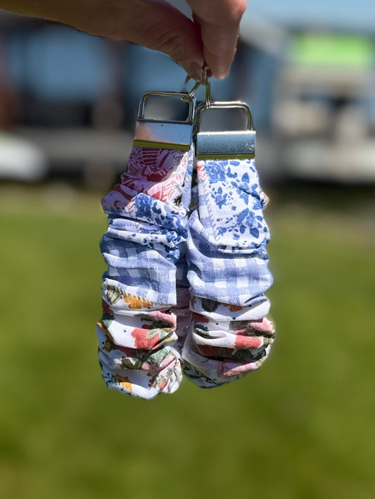 Patchwork Scrunchie Wristlet