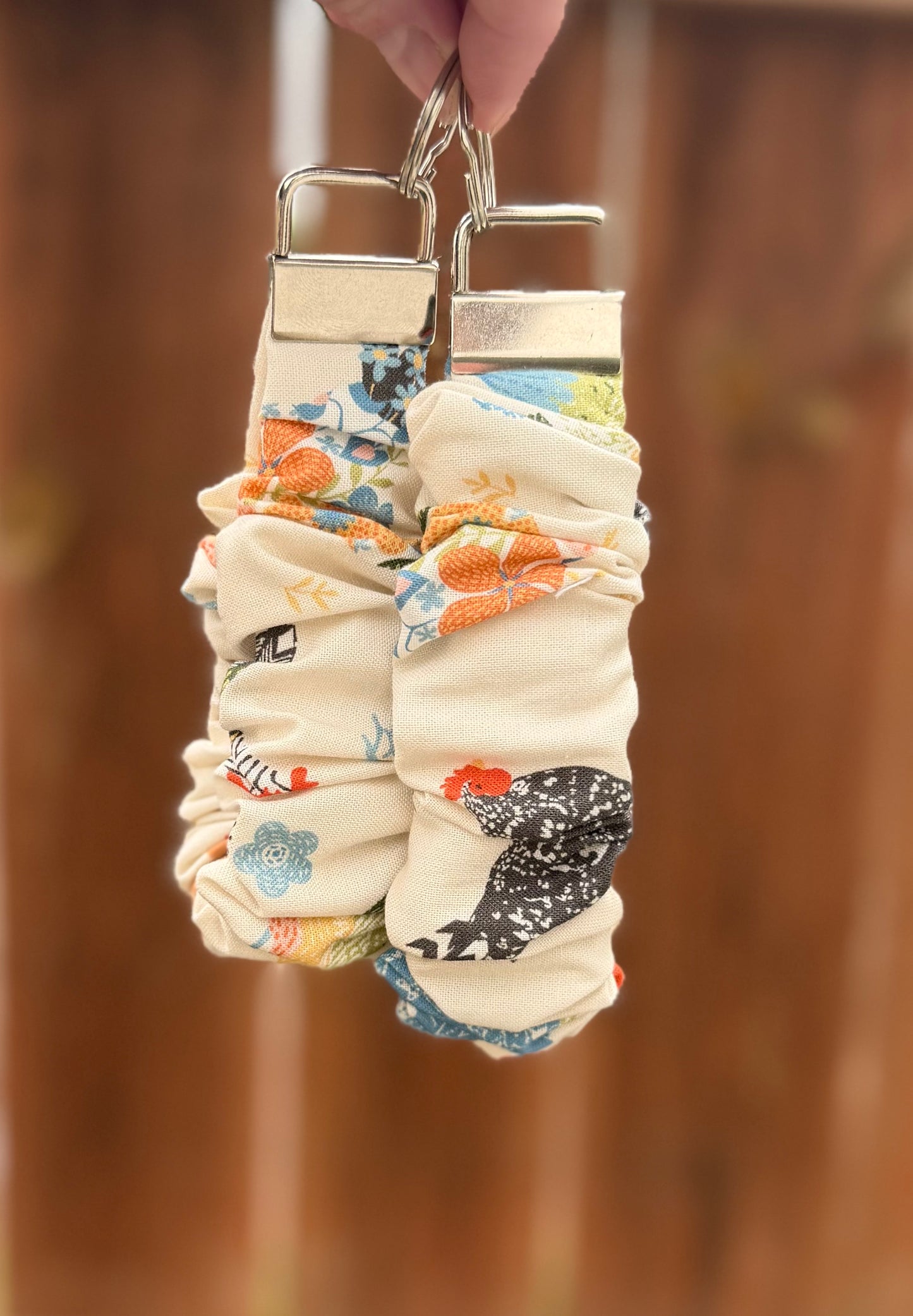 Chickens Scrunchie Wristlet