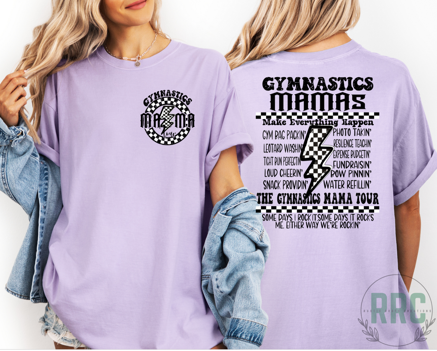 Gymnastics Mama Tour Tee *COMFORT COLORS*