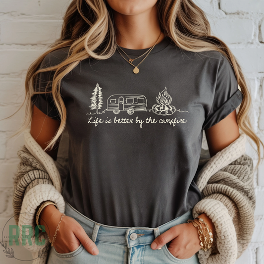Life Is Better By The Campfire Tee *GILDEN*
