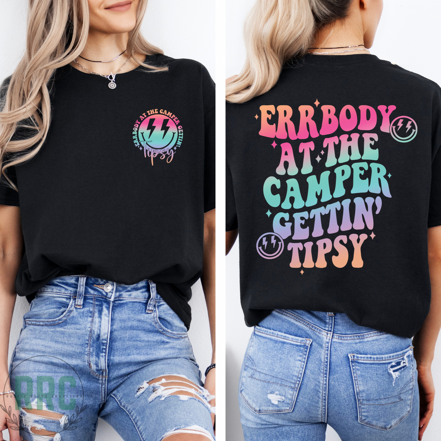 Errbody at the Camper Gettin Tipsy Tee *GILDEN*