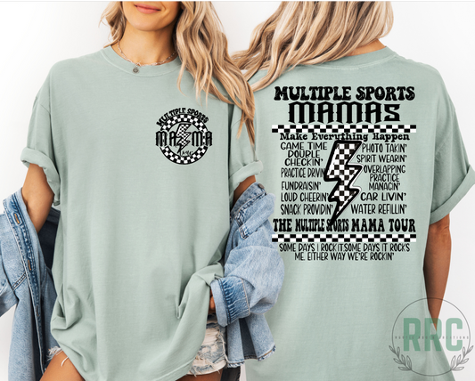 Multiple Sports Mama Tour Tee *COMFORT COLORS*