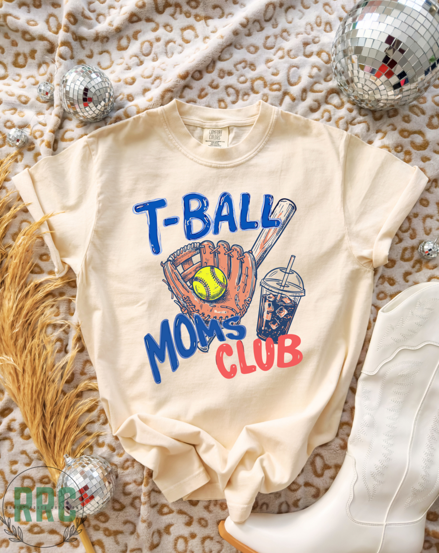 Tball Moms Club Tee *COMFORT COLORS*