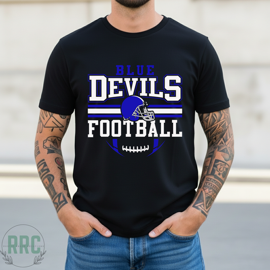 Blue Devils Football Tee GILDEN *UNISEX*