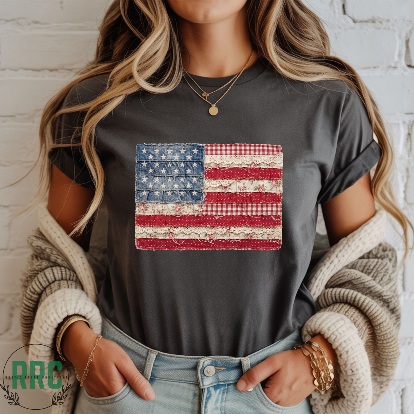 American Flag Patchwork *GILDEN*