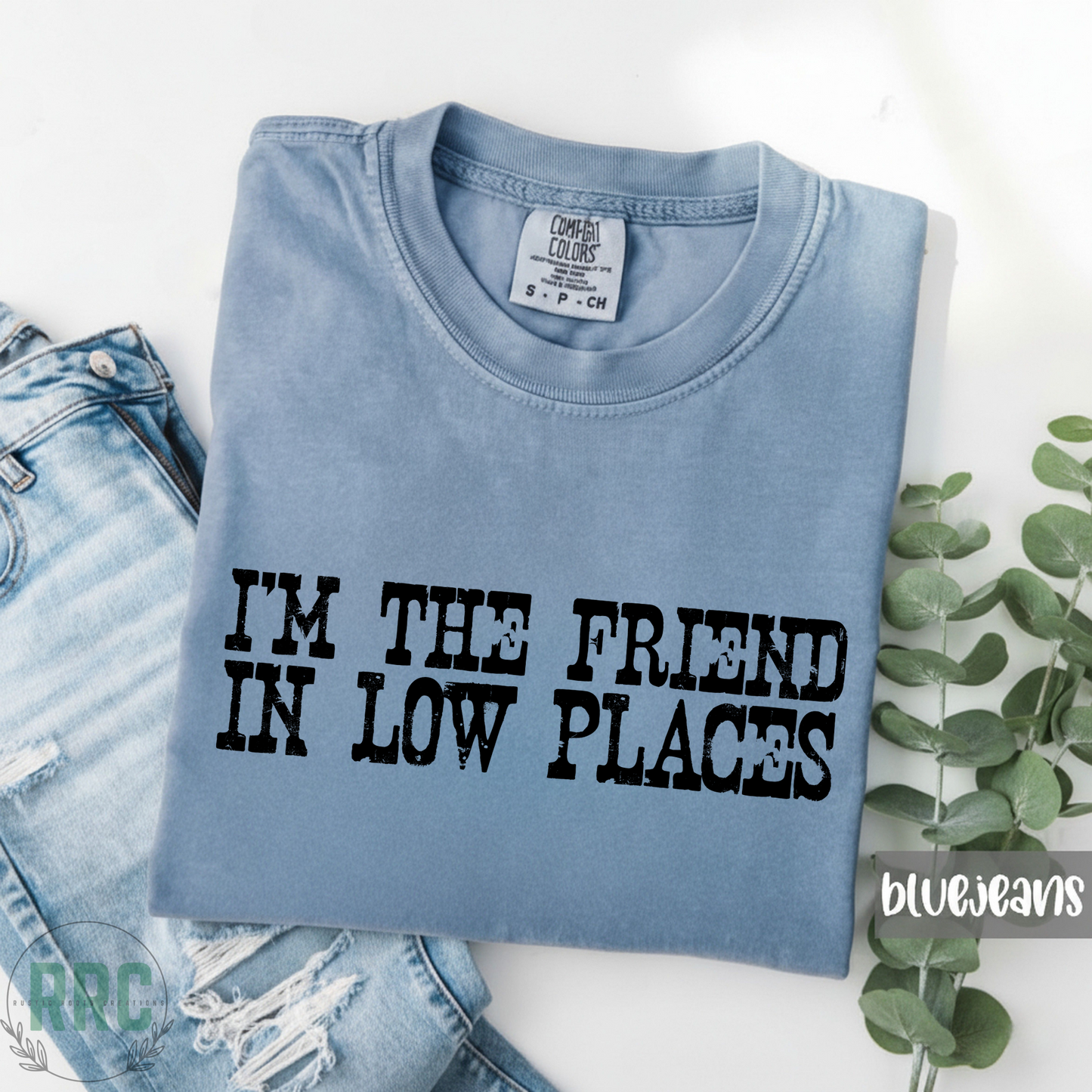 I'm The Friend In Low Places *COMFORT COLORS*